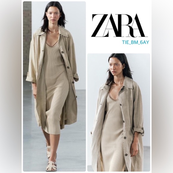 OVERSIZED TRENCH COAT - Picture 3 of 3